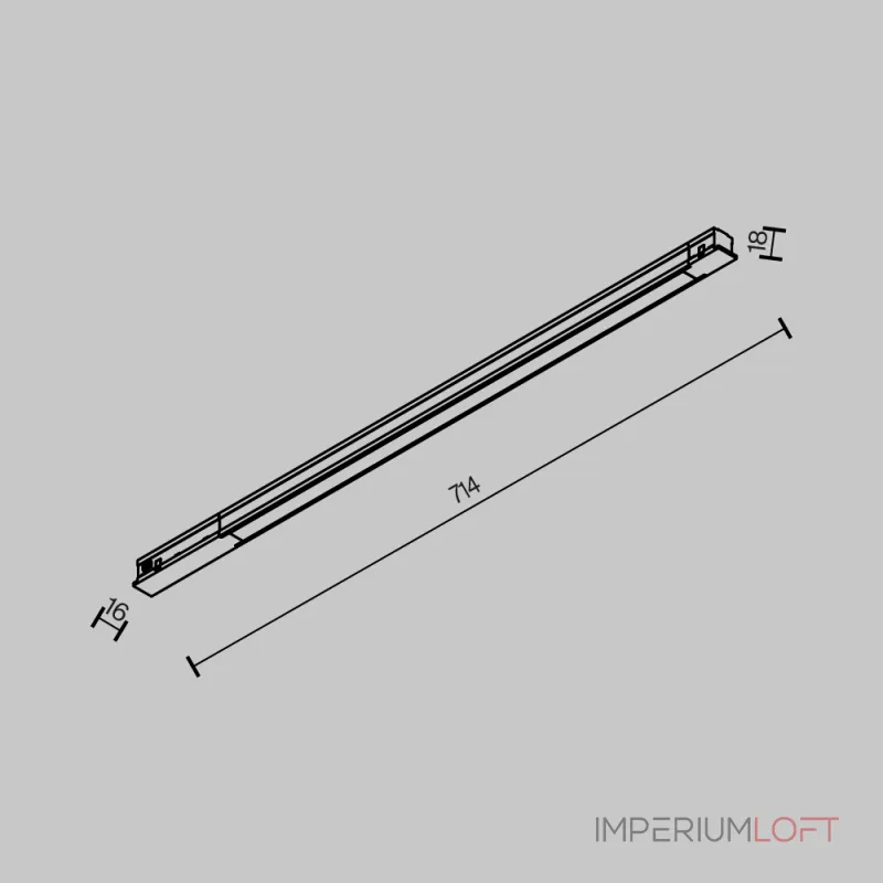 Трековый светильник Maytoni EXILITY Basis TR231-2-15W4K-B от ImperiumLoft