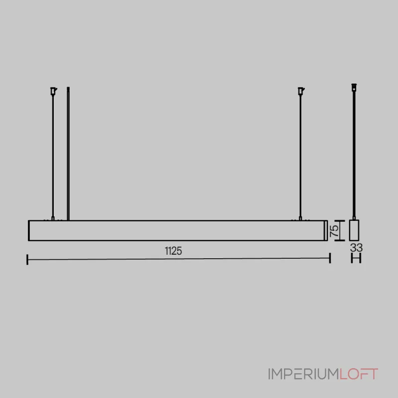 Подвесной светильник Maytoni BASIS P051PL-36W2.7-6K-W Подвесной светильник Maytoni BASIS P051PL-36W2.7-6K-W