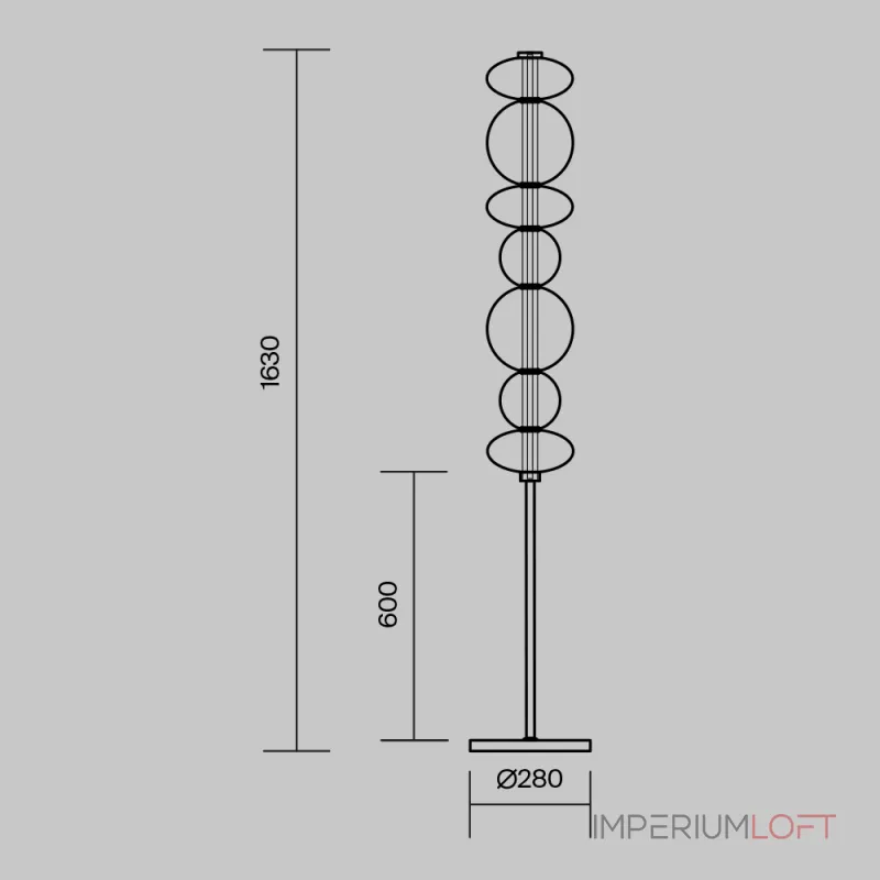 Напольный светильник Maytoni Modern MOD307FL-L40BS3K от ImperiumLoft Напольный светильник Maytoni Modern MOD307FL-L40BS3K от ImperiumLoft