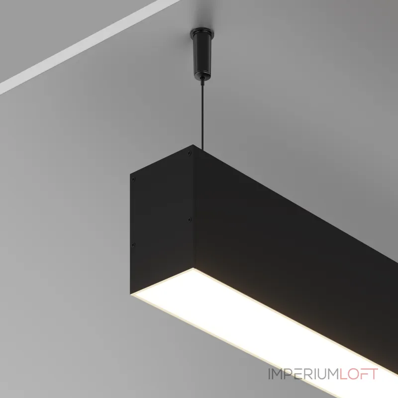 Алюминиевый профиль накладной-подвесной 50х70 (Черный, 2 м), ALM-5070-B-2M Maytoni 633017 от ImperiumLoft