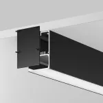 Алюминиевый профиль накладной-подвесной 50х70 (Черный, 2 м), ALM-5070-B-2M Maytoni 633017 от ImperiumLoft