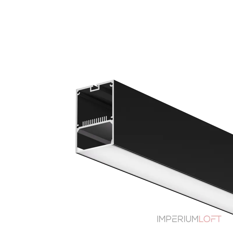 Алюминиевый профиль накладной-подвесной 50х70 (Черный, 2 м), ALM-5070-B-2M Maytoni 633017 от ImperiumLoft