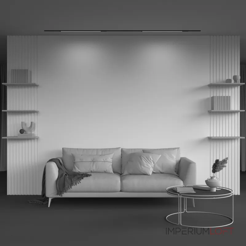 Трековый светильник Maytoni EXILITY Basis TR231-2-15W4K-B от ImperiumLoft