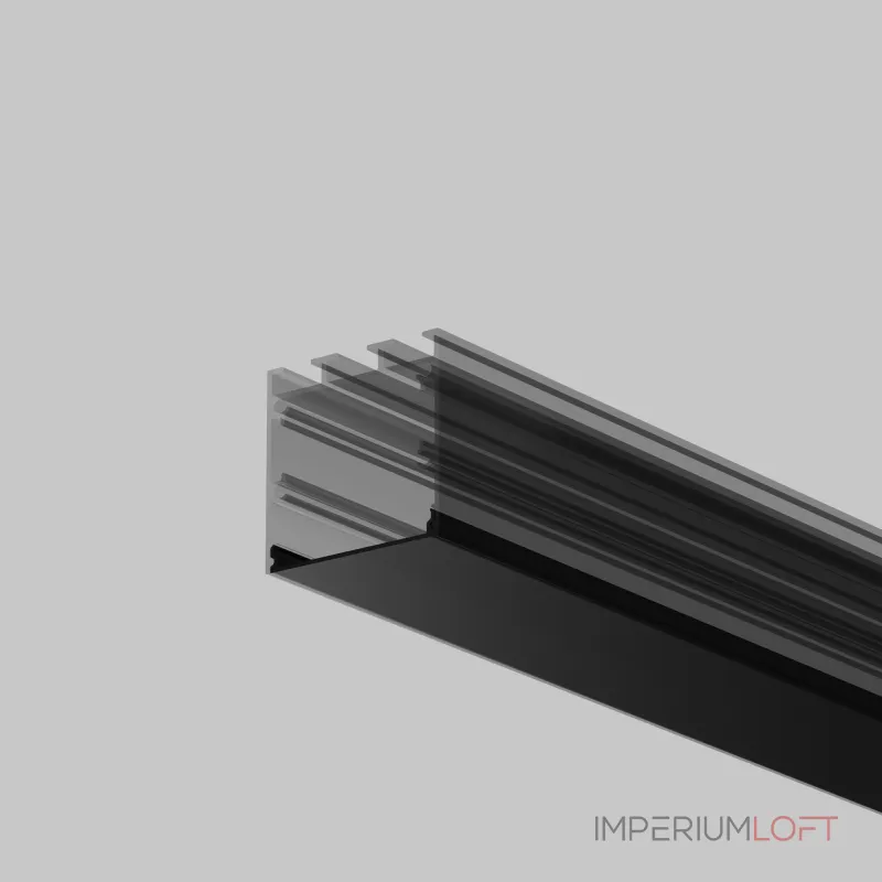 Рассеиватель для профиля 35×35 (Чёрный, 2 м), ALM-35-B-DF-2M Maytoni 642040 от ImperiumLoft