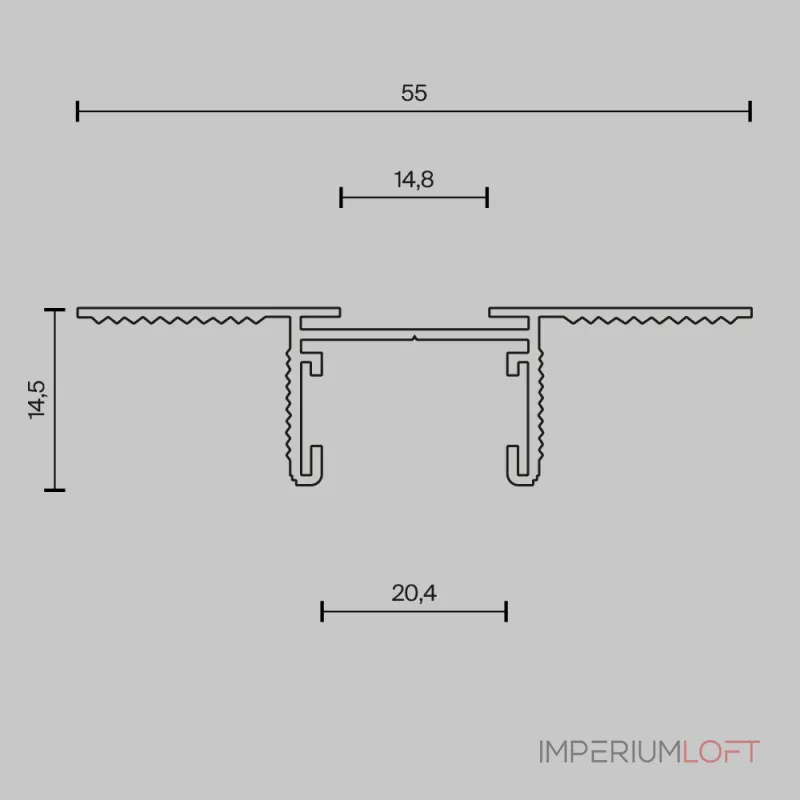 Шинопровод встраиваемый Maytoni BASITY TRX172-123B от ImperiumLoft