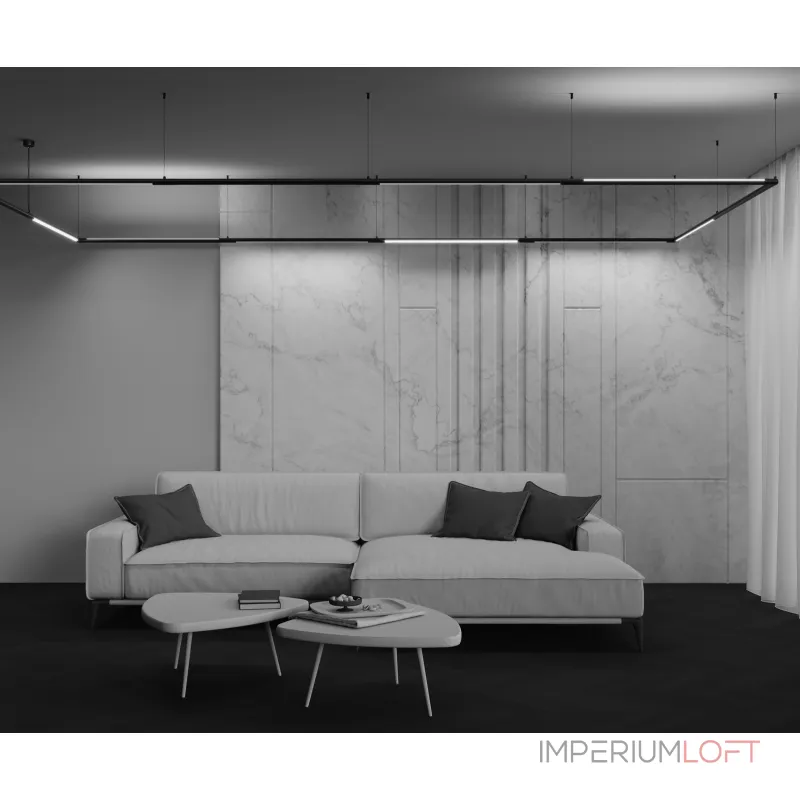 Светильник для троссовой системы освещения Maytoni Basis C147CL-L900-24W3K-B от ImperiumLoft