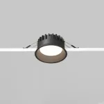 Встраиваемый светильник Maytoni Downlight DL055-8W3-4-6K-B от ImperiumLoft