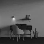 Настенный светильник (бра) Maytoni Wall C106WL-01-GU10-BS от ImperiumLoft