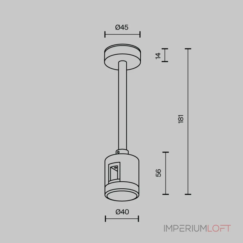 Крепление потолочное Short 138мм с прямым коннектором питания Maytoni TRA156C-IPCL1-PT от ImperiumLoft Крепление потолочное Short 138мм с прямым коннектором питания Maytoni TRA156C-IPCL1-PT от ImperiumLoft