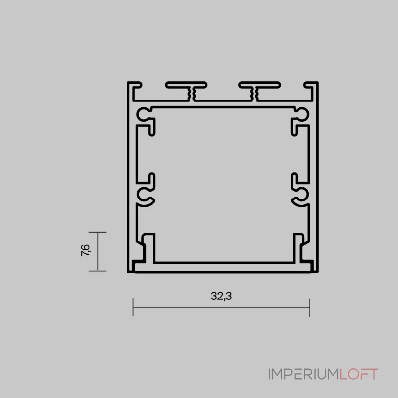 Рассеиватель для профиля 35×35 (Чёрный, 3 м), ALM-35-B-DF-3M Maytoni 642041 от ImperiumLoft Рассеиватель для профиля 35×35 (Чёрный, 3 м), ALM-35-B-DF-3M Maytoni 642041 от ImperiumLoft