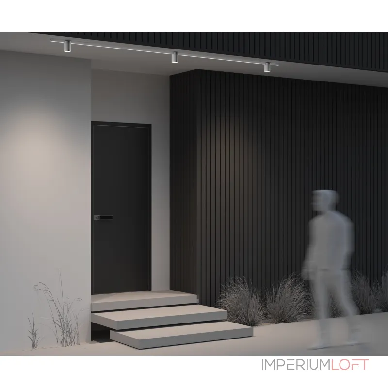 Уличный трековый светильник Alfa Elasity IP Maytoni O-TR01-2-S-16WW3K