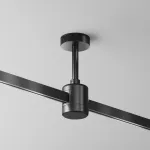 Крепление потолочное Short 78мм с прямым коннектором питания Flarity черный Maytoni FLARITY TRA156C-IPC1-B от ImperiumLoft