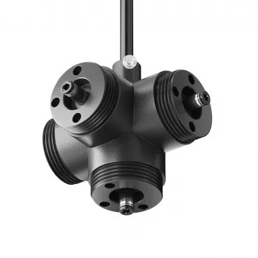 Х-образный вертикальный коннектор для системы Shelf с вводом питания Maytoni Shelf CA019L4C-P-B