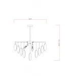 Люстра на штанге Freya Modern FR5104PL-06BS2