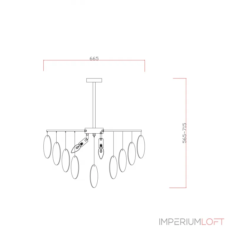 Люстра на штанге Freya Modern FR5104PL-06BS2 Люстра на штанге Freya Modern FR5104PL-06BS2