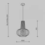 Подвесной светильник Roots MOD193PL-01W
