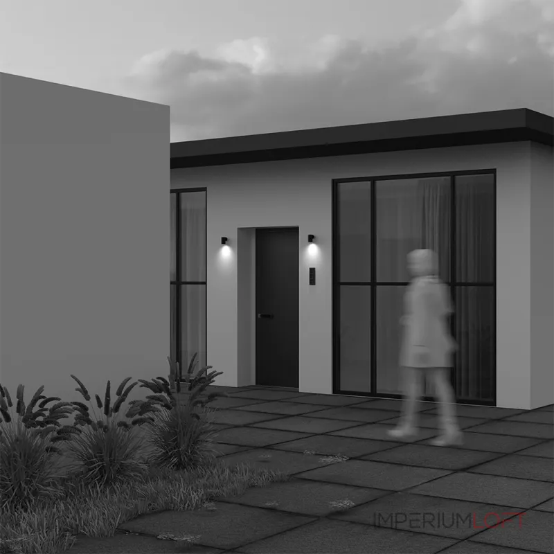 Настенный светильник (бра) Maytoni Clyde O493WL-01B от ImperiumLoft