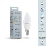 Светодиодная лампа Wi-Fi Candle E14 5W 2700K-6500K MIX DIM от ImperiumLoft