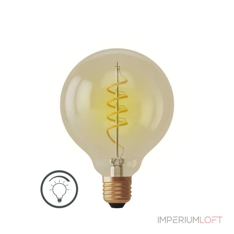 Светодиодная лампа Loft Led G95 4W 2800K E27 DIM от ImperiumLoft
