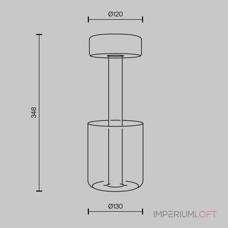Аккумуляторный светильник AI Collaboration MOD229TL-L3W3K1 от ImperiumLoft