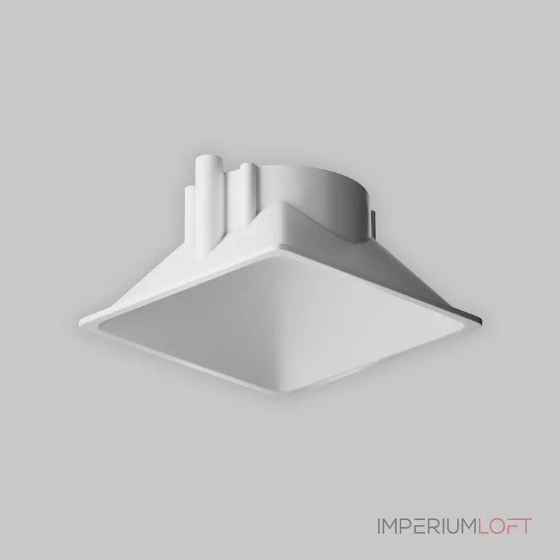 Декоративная рамка-отражатель для светильников серии Alfa LED Maytoni Downlight Ring8-10W-SQ-W от ImperiumLoft