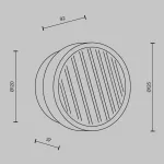 Настенный светильник Maytoni Olo MOD493WL-L6BSK1 от ImperiumLoft