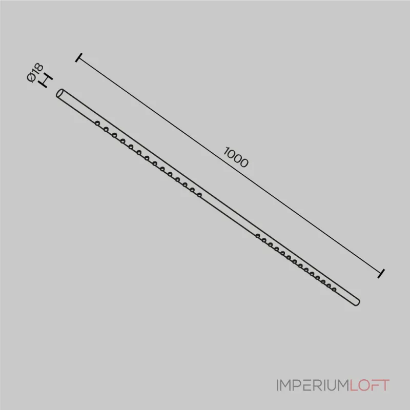 Светильник Maytoni Points C101CL-L1000-24W3-6K-B от ImperiumLoft