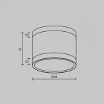 Потолочный светильник Maytoni Ceiling C120CL-GX53-B от ImperiumLoft