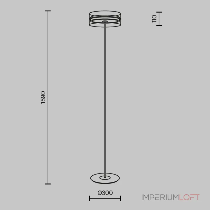 Напольный светильник Maytoni Modern MOD348FL-L24BBS3K от ImperiumLoft Напольный светильник Maytoni Modern MOD348FL-L24BBS3K от ImperiumLoft