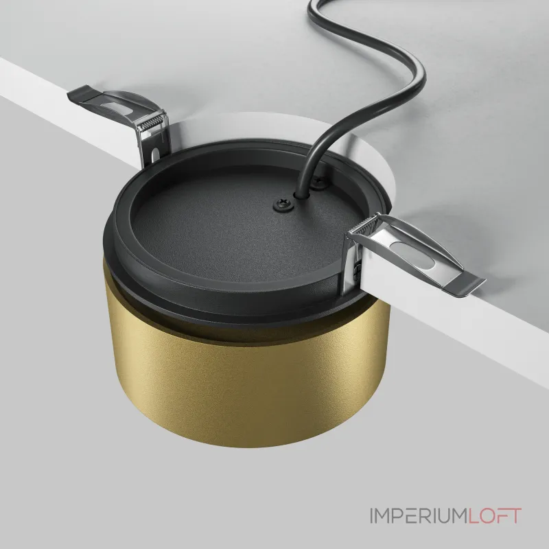 Встраиваемый светильник Maytoni Downlight DL024-12W-DTW-BMG от ImperiumLoft