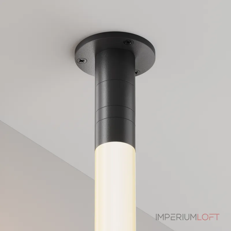 Основание для накладного монтажа системы Shelf с внешней резьбой без ввода питания Maytoni Shelf CA022BO-B от ImperiumLoft