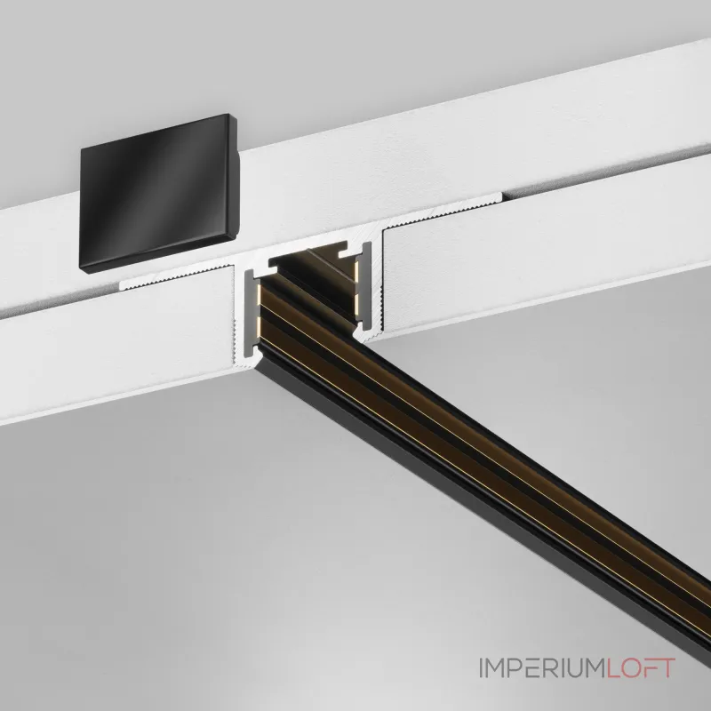 Шинопровод 1м встраиваемый под ГКЛ 12,5мм Maytoni Busbar trunkings Exility X TRX239-421.12B от ImperiumLoft