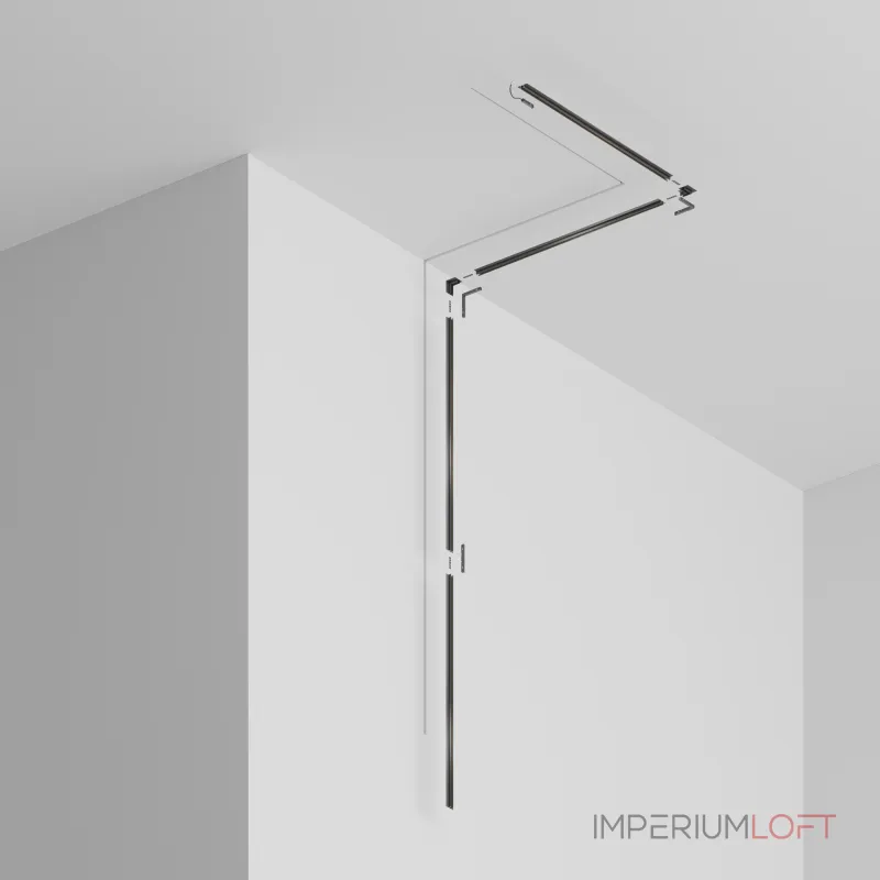 Шинопровод 1м встраиваемый под ГКЛ 12,5мм Maytoni Busbar trunkings Exility X TRX239-421.12B от ImperiumLoft