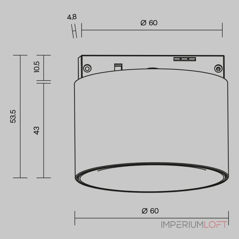 Трековый светильник Maytoni LEVITY TR188-1-5W2.7K-M-BBS от ImperiumLoft Трековый светильник Maytoni LEVITY TR188-1-5W2.7K-M-BBS от ImperiumLoft