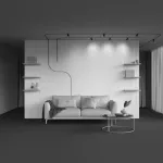 Трековый светильник Maytoni LEVITY TR187-1-9W2.7K-M-B от ImperiumLoft