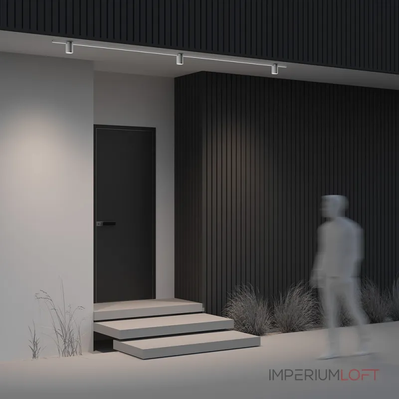 Уличный трековый светильник Alfa Elasity IP Maytoni O-TR01-2-S-16WW3K