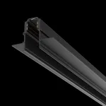 Шинопровод 2м Exility встраиваемый под ГКЛ 12,5мм, черный от ImperiumLoft