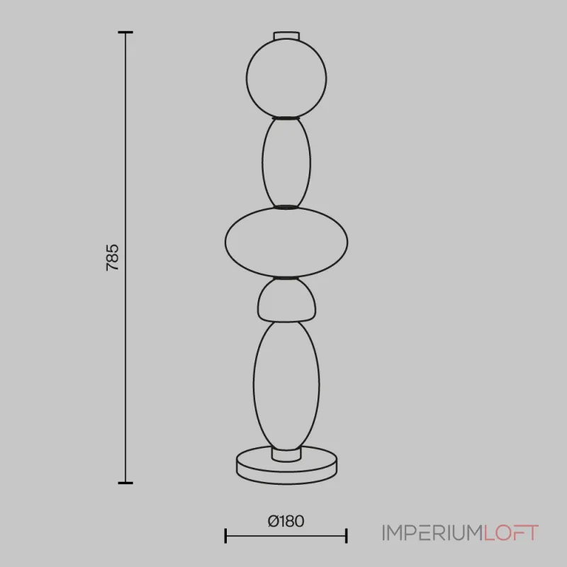 Настольный светильник Maytoni Modern MOD297TL-L24BS3K от ImperiumLoft