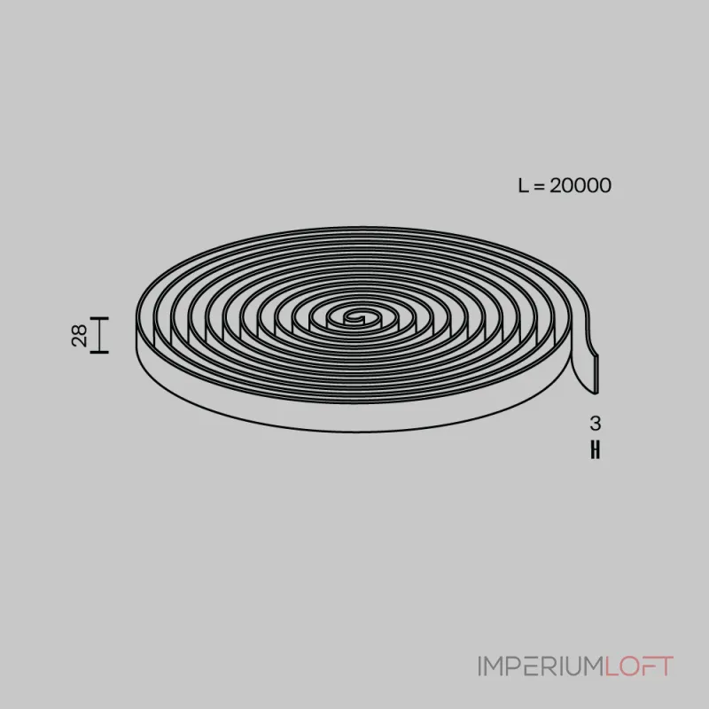 Токопроводящая текстильная лента Maytoni PARITY TRX130-1.20DB от ImperiumLoft