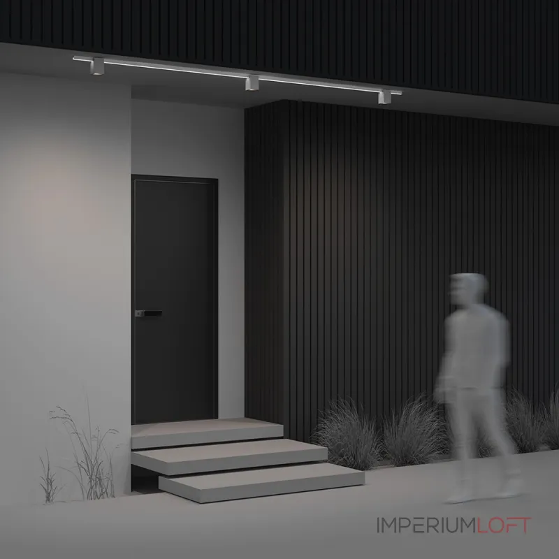 Уличный трековый светильник Alfa Elasity IP Maytoni O-TR01-3-S-16WW3K