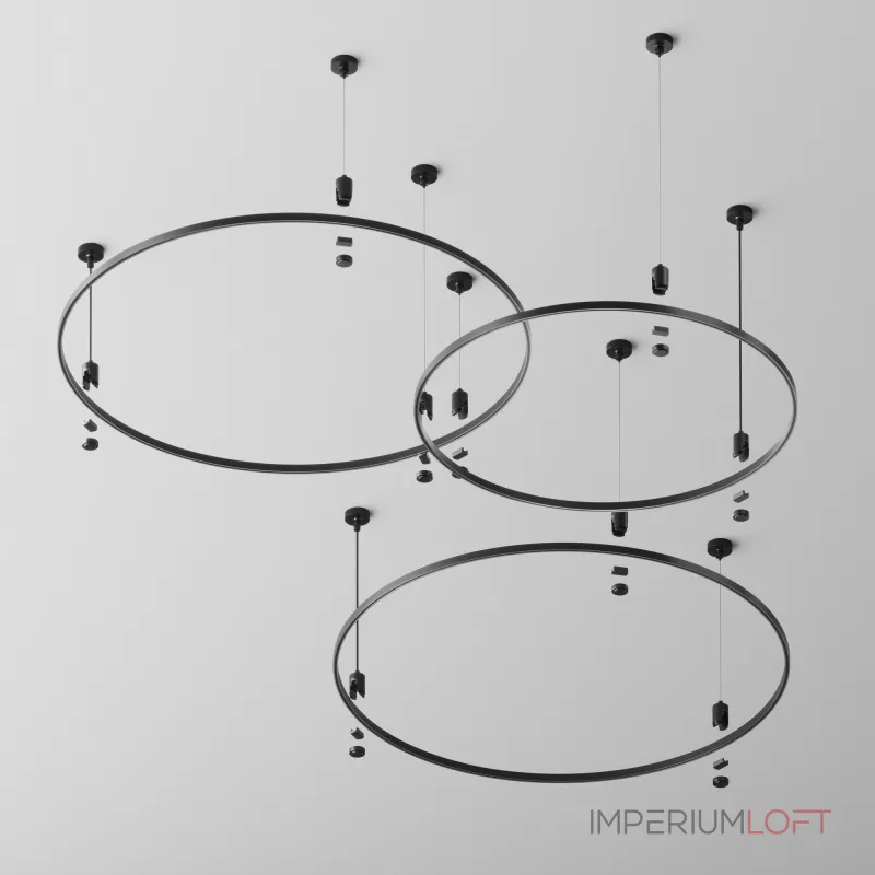 Шинопровод накладной/подвесной Maytoni FLARITY TRX154-R-D650-B от ImperiumLoft