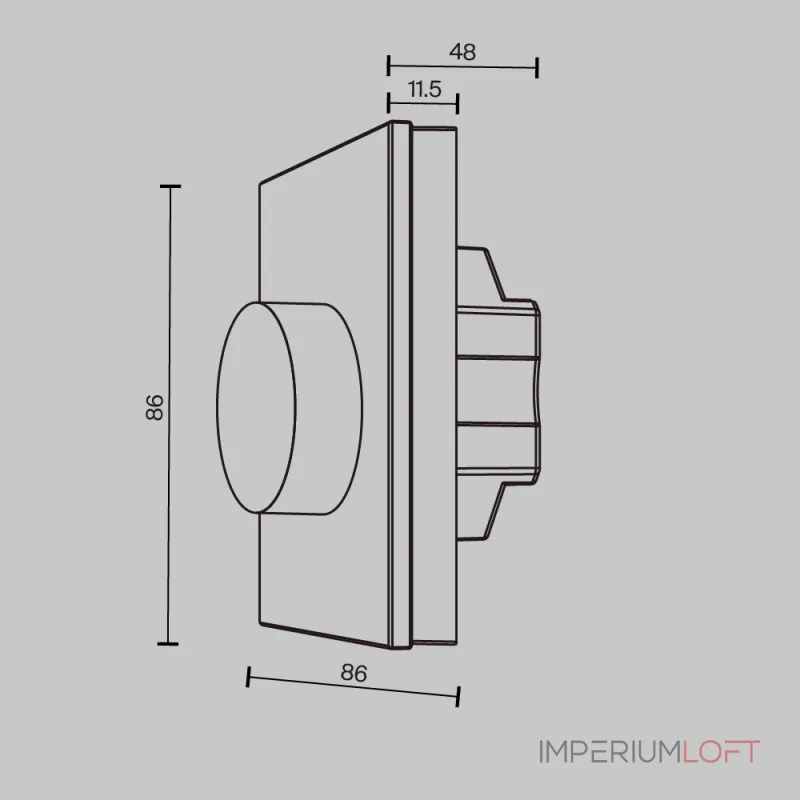 Роторная панель управления Maytoni 711023 от ImperiumLoft