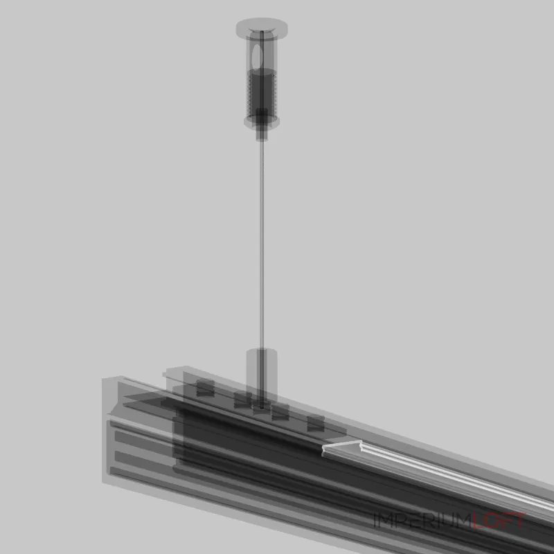Рассеиватель для низкопрофильного накладного шинопровода Maytoni Accessories for tracks Exility TRAMN034DC-2W от ImperiumLoft