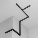 Шинопровод 2м Exility встраиваемый под ГКЛ 12,5мм, черный от ImperiumLoft