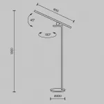 Напольный светильник Maytoni Modern MOD363FL-L14B3K от ImperiumLoft