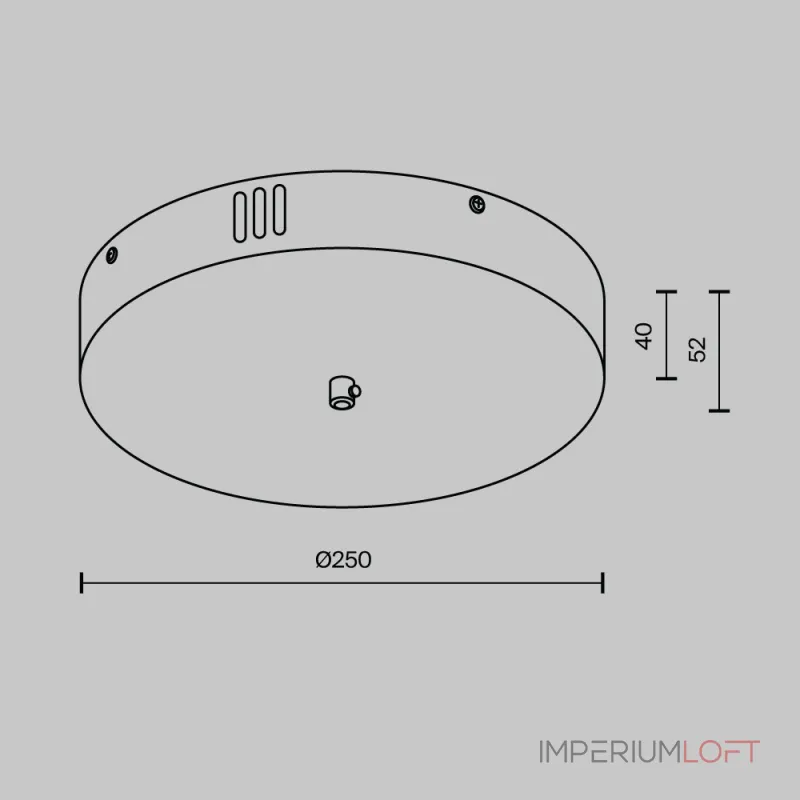 Потолочная чаша для ввода питания с блоком питания системы Shelf Maytoni Shelf CA031B-B от ImperiumLoft