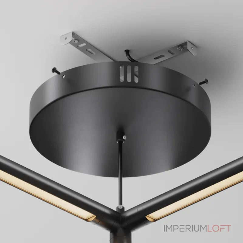 Потолочная чаша для ввода питания с блоком питания системы Shelf Maytoni Shelf CA031B-B от ImperiumLoft