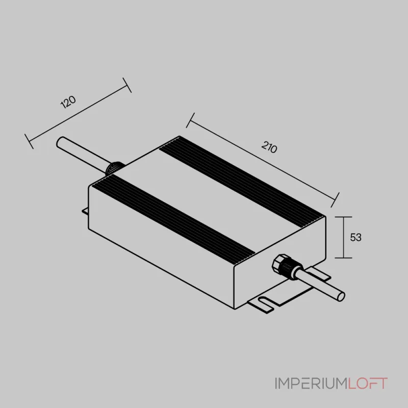 Источник напряжения PSL008 48В 600Вт IP67 Maytoni 832001 от ImperiumLoft Источник напряжения PSL008 48В 600Вт IP67 Maytoni 832001 от ImperiumLoft