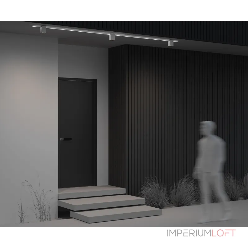 Уличный трековый светильник Alfa Elasity IP Maytoni O-TR01-3-S-16WW3K