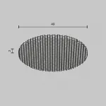 Светофильтр HoneyComb ?49мм для Focus Led 12Вт Maytoni TRINITY HoneyComb-D47 от ImperiumLoft